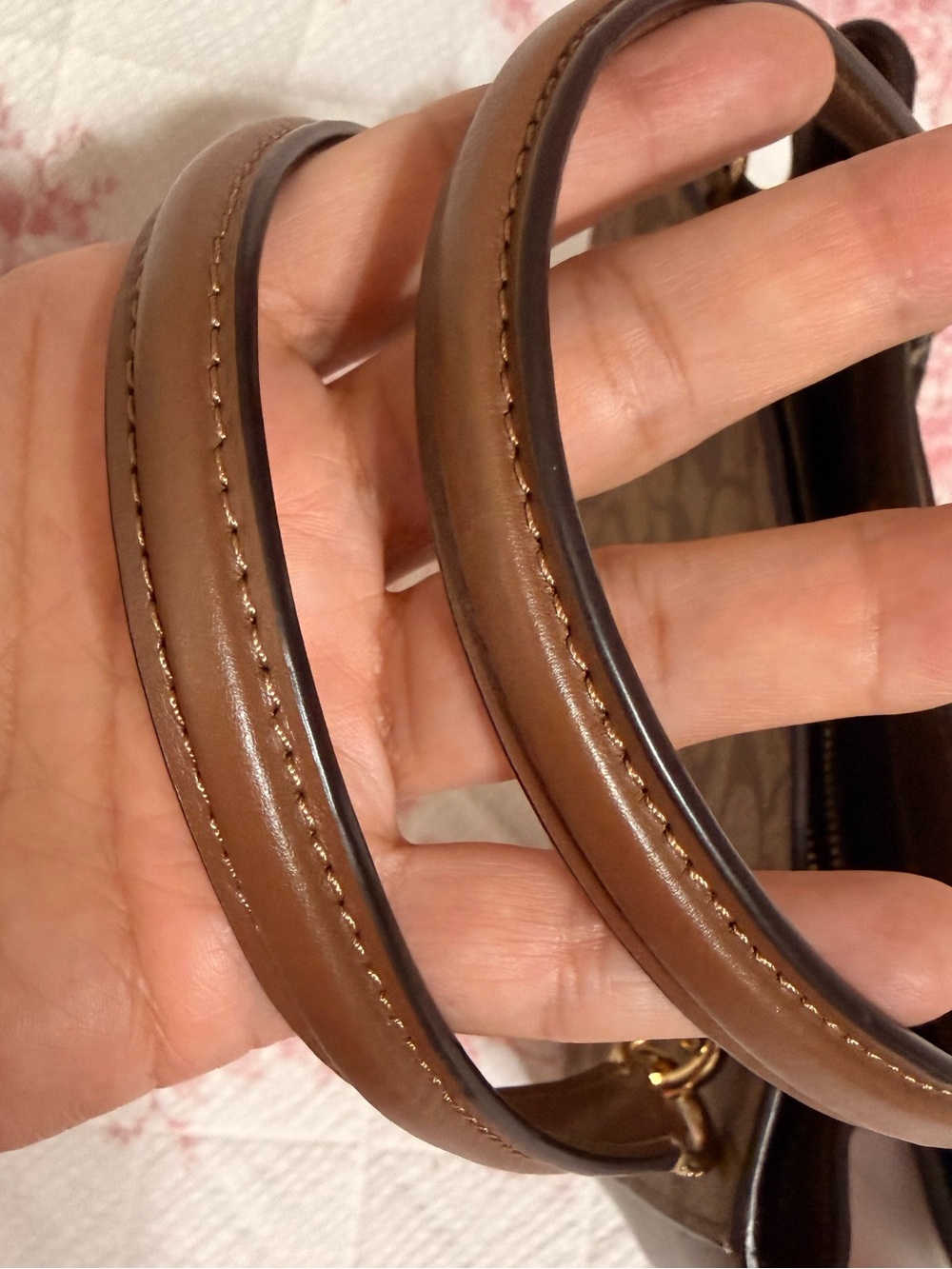Coach Minetta Crossbody In Signature Brown Canvas Leather Monogram F39741 - Picture 7 of 10